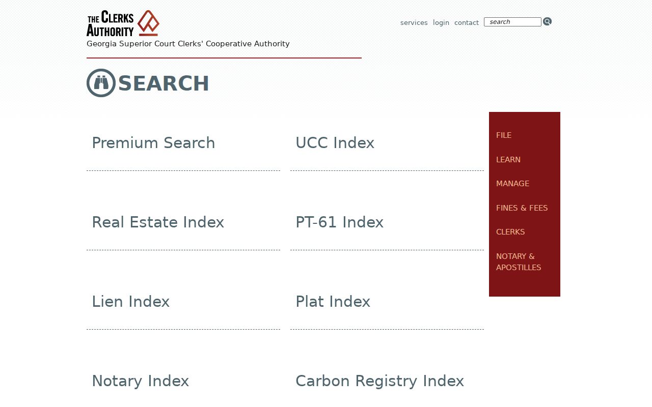 Cartersville people search options on the GSCCCA records hub